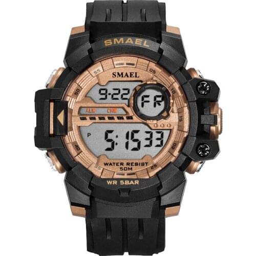 Smael Men Watches Fashion Led Digital Watch Men Sport Watches Waterproof S Shock Resist Military Men Watch Electronic Watches