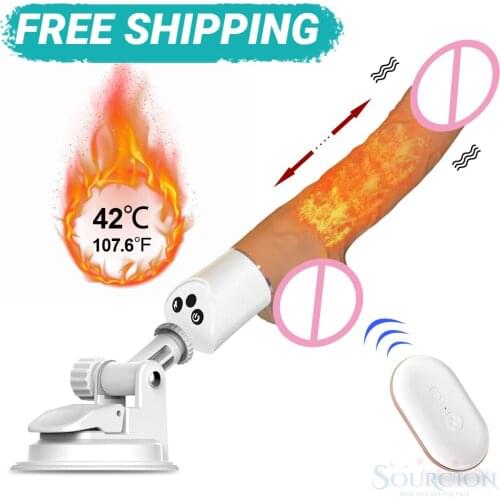Automatic Thrusting Dildo G spot Vibrator with Suction Cup Sex Toy for Women Adult Hand-Free Sex Fun Anal Vibrator for Orgasm