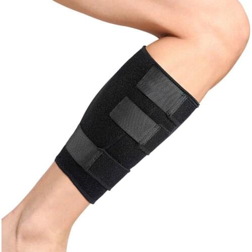 Calf Brace Adjustable Shin Splint Support Sleeve Leg Compression Wrap for Pulled Calf Muscle Pain Strain Injury, Swell