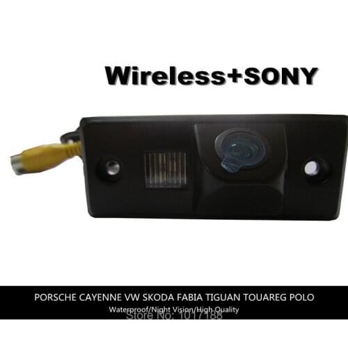 HD!! WIFI camera Wireless Car Rear View Camera SONY For Porsche Cayenne Volkswagen Skoda Fabia Tiguan Touareg Polo