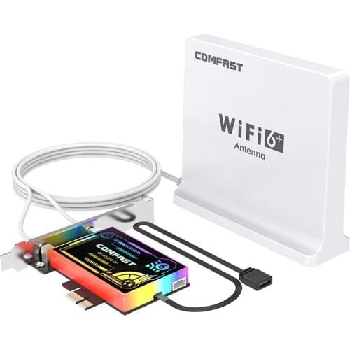 COMFAST Intel AX200 Gamer Gaming DIY PCI-E Wifi 6 3000M Gigabit Wireless Network Card Bluetooth 5.0 Adapter For Computer Desktop