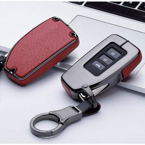 Zinc alloy leather paste car key cover fob key case For lexus NX GS RX IS ES GX LX RC 250 350 LS 450H 300H es200 rx300 es300h