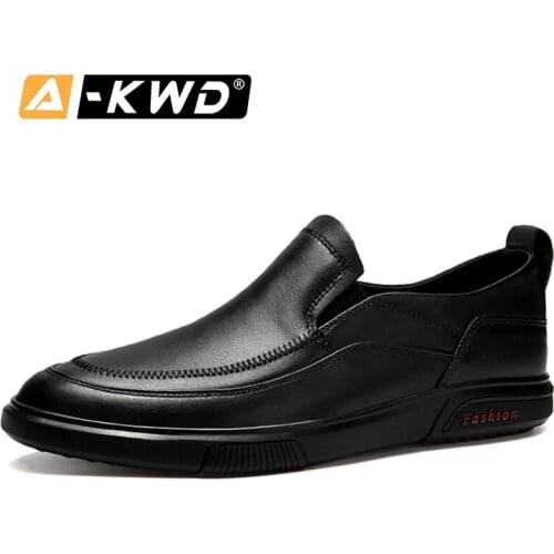 Summer Fashion Leather Casual Shoes Loafers Men 2020 Slip on Soft Sole Driving Work Shoes Men Moccasins Formal Dress Shoes EU 47