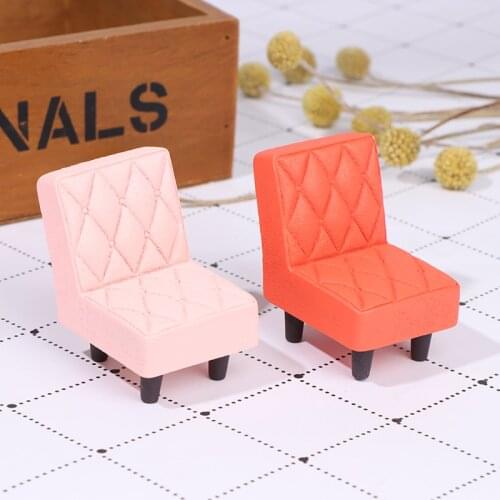 1 Pc 1:12 Scale miniature soft sofa for doll mini furniture toys dollhouse pretend play toy pretend play toy