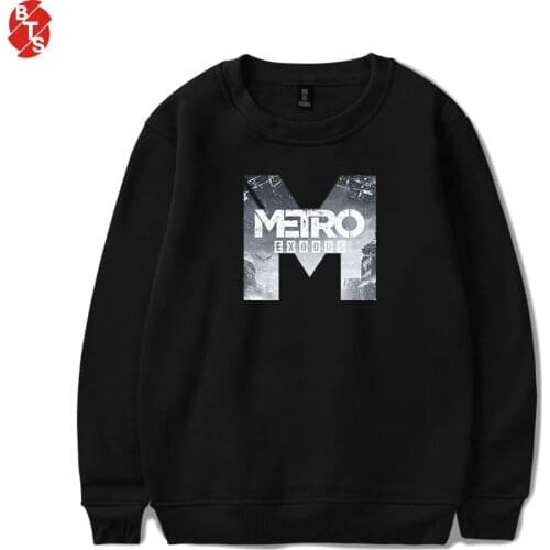 Metro Exodus Fashion Printed O-Neck Sweatshirts Women/Men Long Sleeve Sweatshirts 2019 Hot Sale Casual Streetwear Clothes