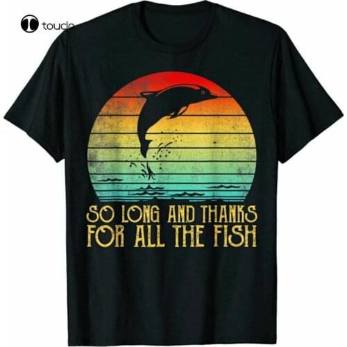 So Long And Thanks For All The Fish Vintage T-Shirt Full Size S To 5Xl - Hot New
