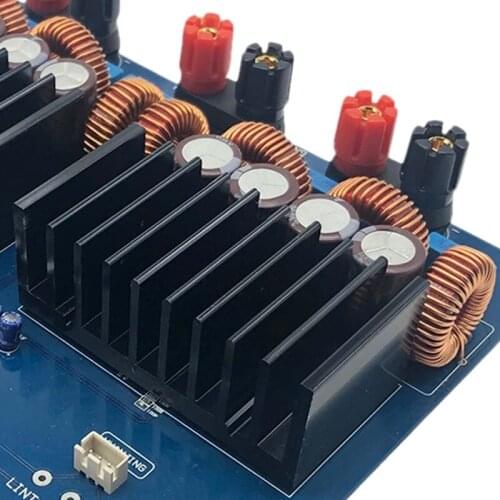 1200W TAS5630+OPA1632DR 2.0 Channel Class D Digital Amplifier Board 330UF/100Vx4