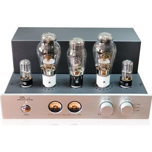 2021 Nobsound home fever luxury audio bluetooth tube amplifiers 5U4G +300B*2 +6H8C high power output 9W + 9W AC110/220V optional