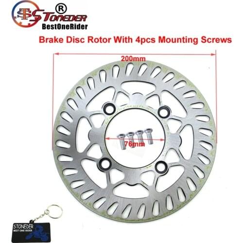 STONEDER 200mm Brake Disc Disk Rotor For Chinese 50cc 110cc 125cc 140cc 150cc 160cc SDG Wheel Pit Dirt Bike