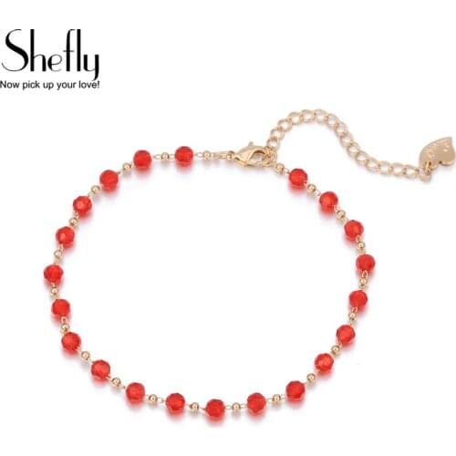 SHEFLY Red Bracelets