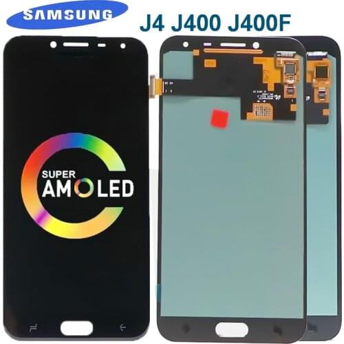 Original Super AMOLED J400 LCD For SAMSUNG Galaxy J4 Screen J400F J400F/DS J400G/DS Lcd Display Touch Screen Digitizer Assembly