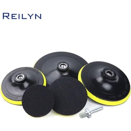 1pc sanding disc backing pad sandpaper holder sanding polishing disc hook-loop back plate angle grinder rotary machine