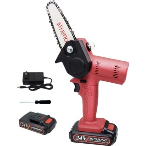 4Inch Cordless Electric Chainsaw Pruning Chainsaw for Tree Branch