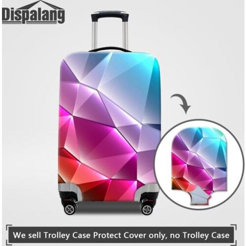 Dispalang Crystal lattice Print Travel Luggage Covers Antifouling Suitcase Protective Covers Fashion Women Travel Accessories