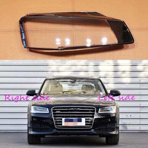 For Audi A8 D4 2014 2015 2016 2017 Car Headlight cover Headlamp Lens Auto Shell Cover