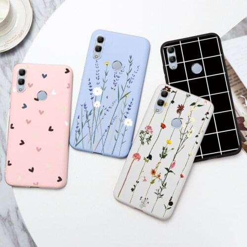 For Honor 10 Lite Case Silicone TPU Flower Dragon Bumper Cover For Huawei Honor 10 Lite 10Lite HRY-LX1 6.21'' Funda Phone Shell