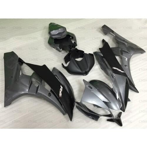 For YZF600 R6 2006 - 2007 Bodywork for YAMAHA YZFR6 2007 Black Silver Body Kits for YAMAHA YZFR6 07 Motorcycle Fairing Unpainted