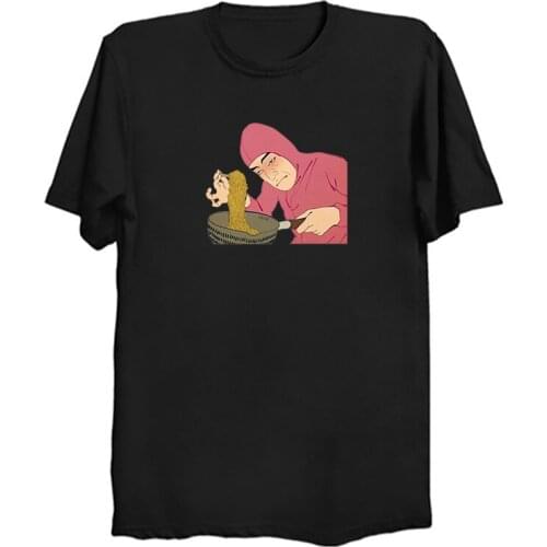 Pink Guy Ramen Short Sleeve Japan T-shirt Print King Summer Tees Funny Vaporwave T Shirts Men Cotton Hip Hop O-Neck Tees