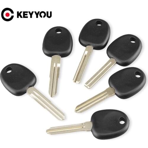 KEYYOU For Hyundai Accent Sonata NF Elantra Accent Coupe Getz H-1 Lavita TiburonTucson Verna Blank Car Transponder Key Shell
