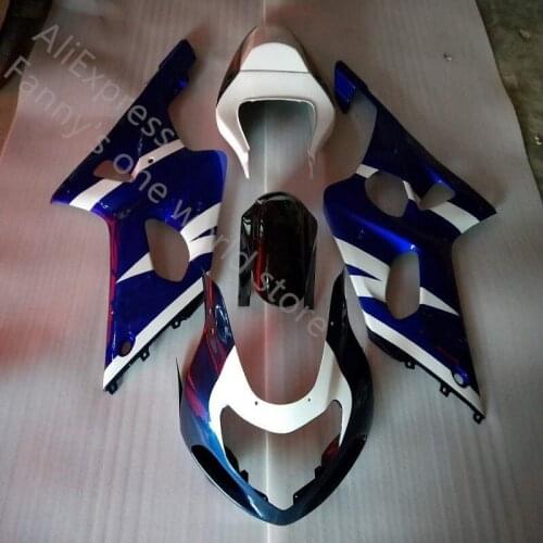Fairing kits for Suzuki 2000 2001 2002 GSXR1000 K1 K2 motorcycle blue white black fairings GSXR 1000 00-02
