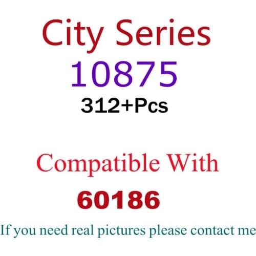 312Pcs 10875 Building Block Toy City Series 60186 Assembled Building Block Childrens Toy Gifts