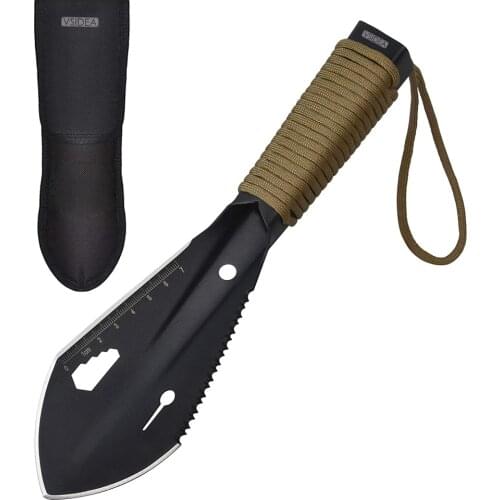 Lightweight Hand Shovel Portable Survival Lightweight Hiking Camping Trowel Small Camping Multitool for Hiking Digging Outdoor