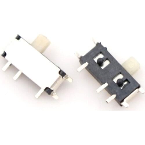 20PCS Miniature Horizontal Slide Switch SMD 7 Pin Mini Slide Switch On-OFF 2Position Micro Slide Toggle Switch