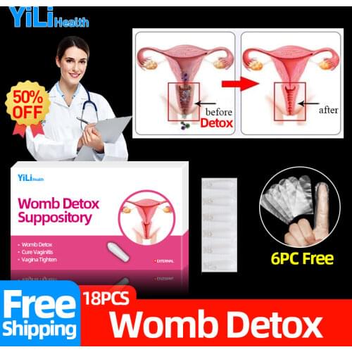 Womb Fibroids Vaginale Detox Vaginal Supository Melts Vagina Tighten Nursing Medical Gynecology Vaginitis Treatment Care