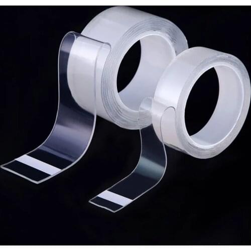 Fashion Nano-tape Washable Reusable Double-Sided Tape Adhesive Nano Traceless Sticker Removable Universal Disks Glue
