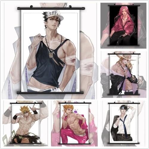 JoJos Bizarre Adventure Anime Manga HD Print Wall Poster Scroll