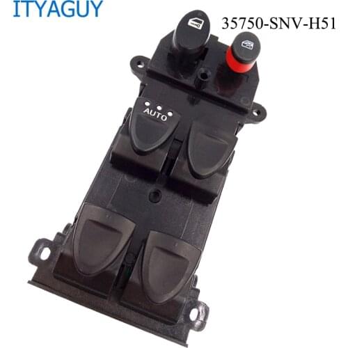 35750-SNV-H51 35750SNVH51 Front Left Driver Side Car Electric Power Master Window Switch For Honda Civic 2006-2010 35750 SNV H51