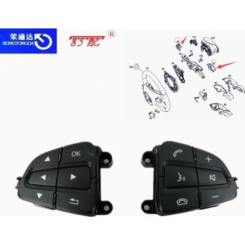 Steering wheel control switch A0999050600 A0999050700 For MERCEDES-BENZ Flying buttons a b cls CLA GLA G ML SL
