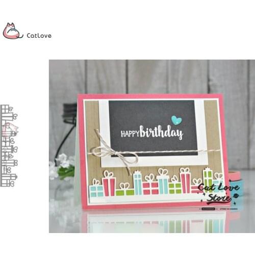 Gift Present Border Metal Cutting Dies Stencil For DIY Scrapbooking Paper Card Decorative Craft Dies Embossing Die Cuts New 2019