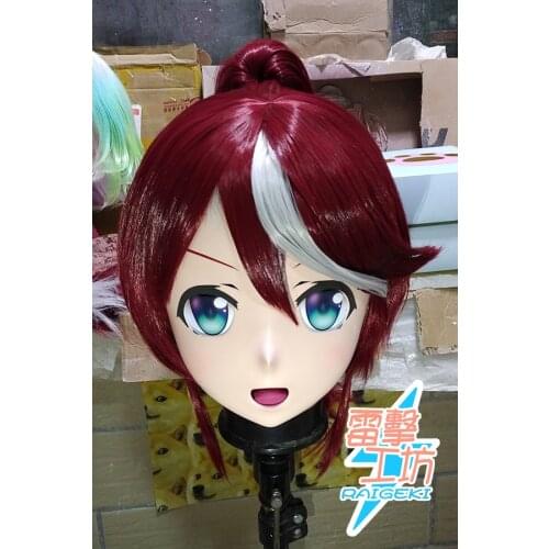 RAIGEKI MAKS 87) Resin 2/3 Head Crossdresser BJD DOLL Kigurumi Anime Pretty Derby Tokai Teio Cosplay Mask