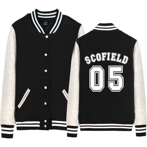 Scofield 05 Prison Break Michael Man jacket Boy Coat Single breasted Baseball Fleece Autumn Winter Couple Clothes ZIIART