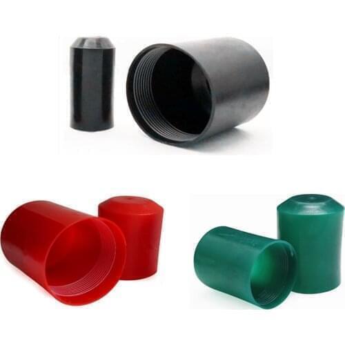 25*40 Adhesive Glue Lined 2:1 Heat Shrink End Caps Diameter_25mm * Length_40mm Black/Red