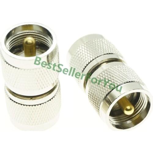 UHF PL-259 Male to UHF Male PL259 PL-259 plug in series RF adapter connector
