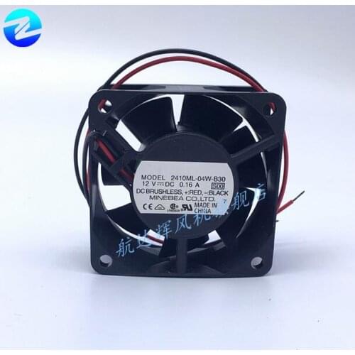 NMB 2410ML-04W-B30 6025 0.16A 60*60*25MM 2 wire chassis power fan