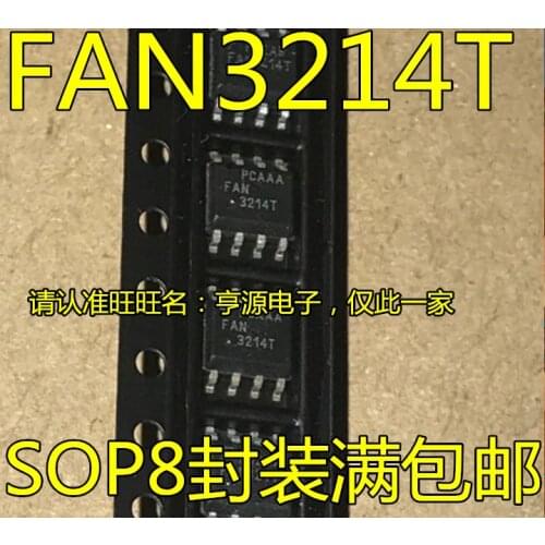 10PCS FAN3214 FAN3214T SOP8 IC
