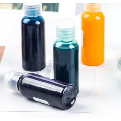 24 Color Large Bottle 30ml Resin Pigment Kit Transparent Epoxy UV Resin Coloring Dye Pigment Colorant Fading Resistance