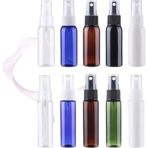 30ml round shoulder plastic PET bottle mist sprayer pump for toilet flower water perfume alcohol skin purified packing