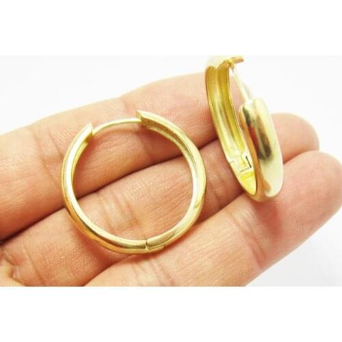 Brass leverback Earrings clasps High polish Round 30x28mm Raw brass ear hooks -6pcs R1001