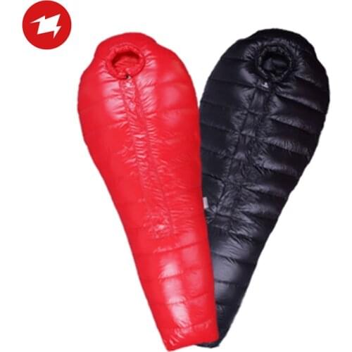 AEGISMAX AEGIS-A800/A1000 Series Outdoor Camping Super Goose Down Thicken Keep Warm Fully Surrounded Mummy Sleeping Bag