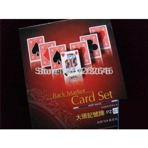 Free Shipping! Back Marker Card Set - Card Magic Tricks,Illusions,Stage,Mentalism,Accessories,Magic Toys,Comedy,Street
