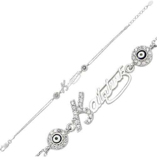 Silver with Kemal Ataturk sing Wristband for Women , Stylish, Aesthetic and Flashy, Bracelet Types for Women