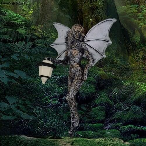 Elf With A Flashlight Figure For The Garden Fairy With A Lantern Garden Stakes For Home Decor Make Your Garden Full Of Mystery