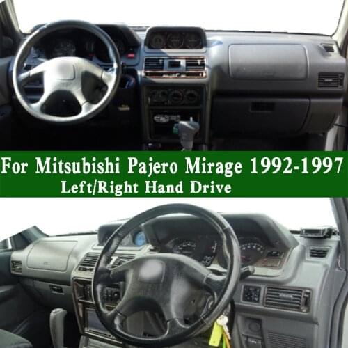 Fits Mitsubishi Pajero Mirage V33 V43 V43W Evo V55 V45 VR 3000 V6 ZR2 GR 1992-1997 Dashmat Dashboard Cover Pad Dash Mat Carpet