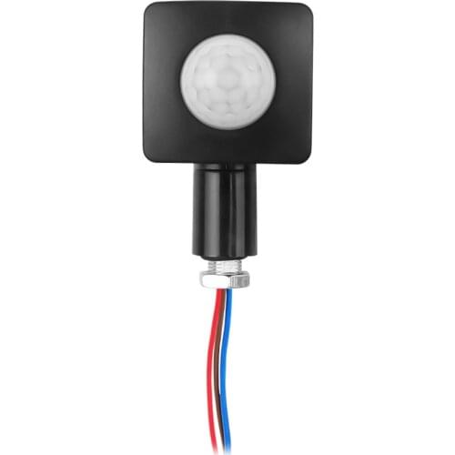 Mini Ultrathin LED Flood Light PIR Motion Sensor Detector Waterproof Outdoor 85-265V IP65 Motion Sensor Adjustable PIR Switch