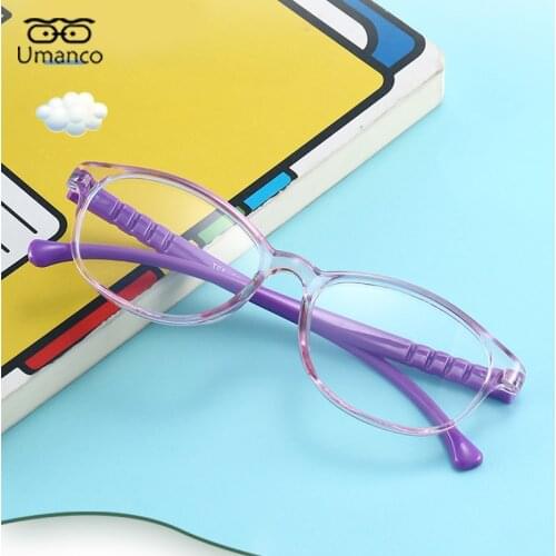 2021 Fashion Vintage Glasses for Children Kids Block Blue Light Colorful PC Frame AC Lens Boys GIrls Computer Game Phone Gift