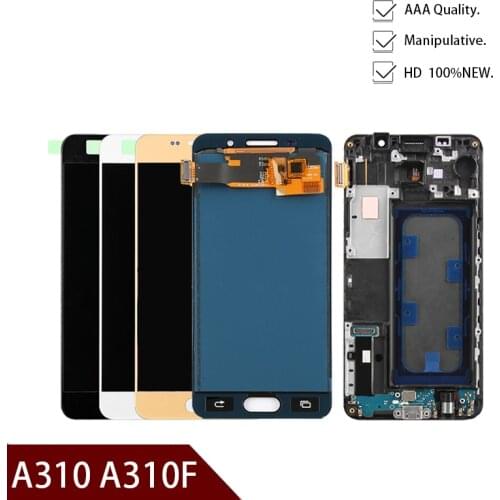 High Quality 4.7 inch A310 LCD For SAMSUNG Galaxy A3 2016 A310 A310F A3100 LCD Display Touch Screen Replacement